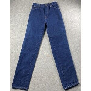 Vintage Rustler Jeans Juniors Size 11  Straight Western Made In USA